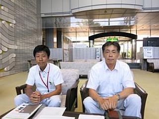 取材協力頂いた濱田敏弘氏（右）・多田幸弘氏（左）
